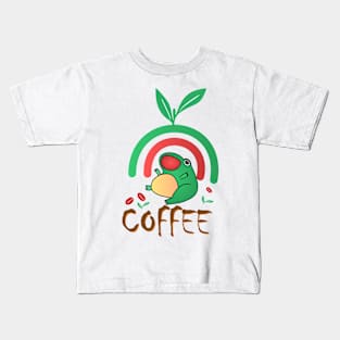 good coffee good life Kids T-Shirt